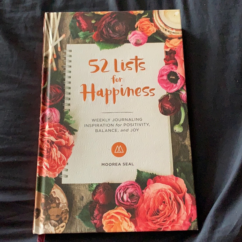 52 Lists for Happiness journal.  New